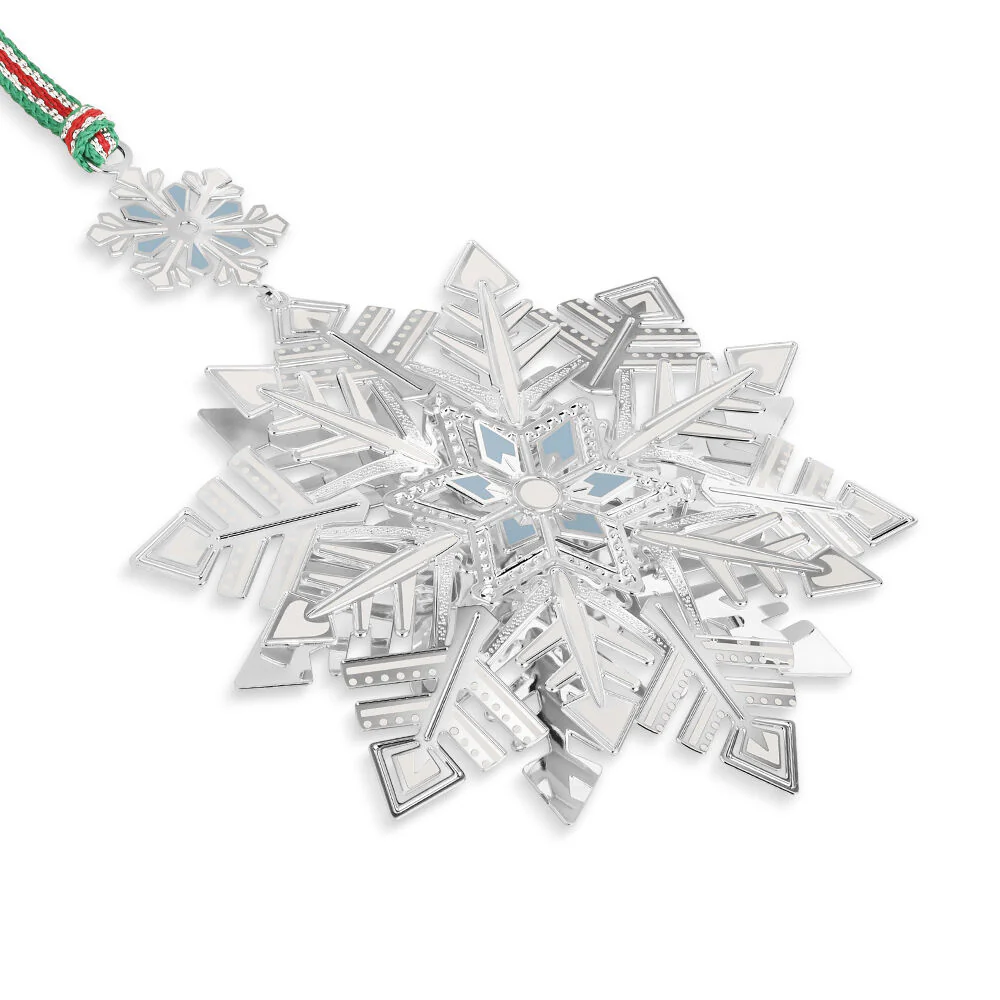 Snowflake Christmas Tree Ornament - Image 2