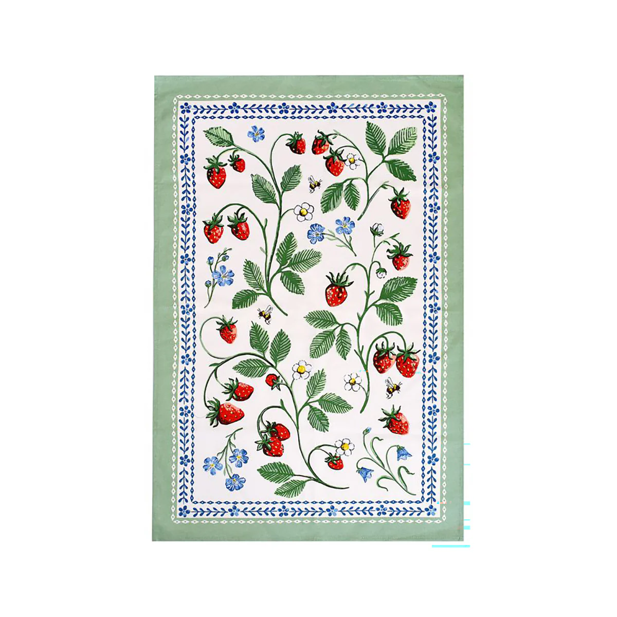 Strawberry Patch Cotton Tea Towel