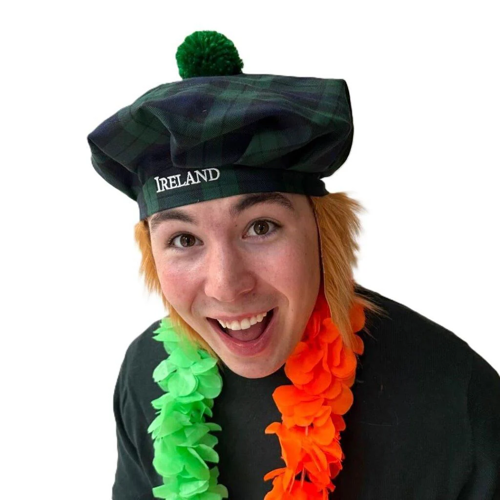 Tartan Hat With Hair - Image 2