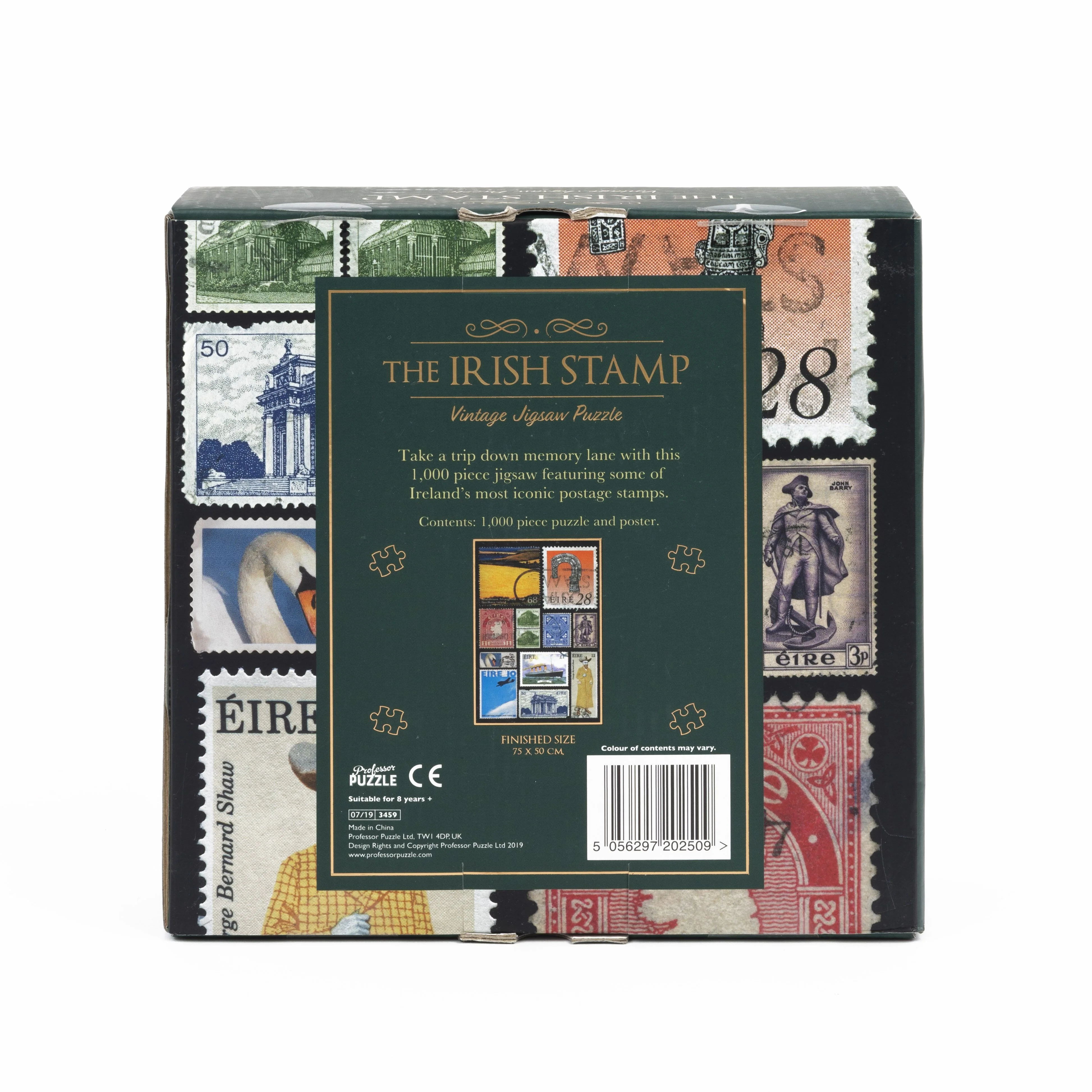 The Irish Stamp Beautifully Illustrated Vintage 1000 Pieces Jigsaw Puzzle - Image 2