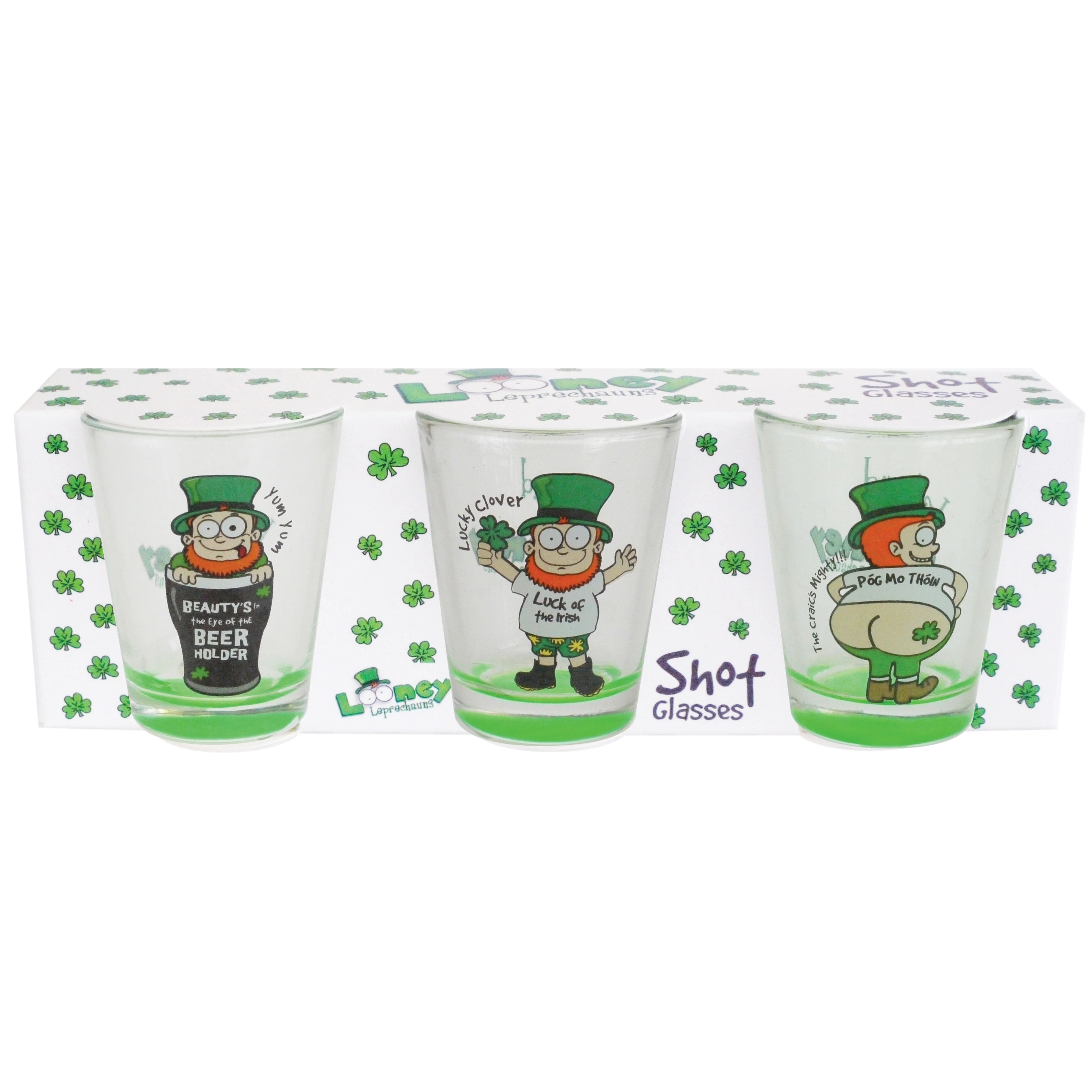 Three Pack Shot Glasses With Looney Leps Designs - Image 2