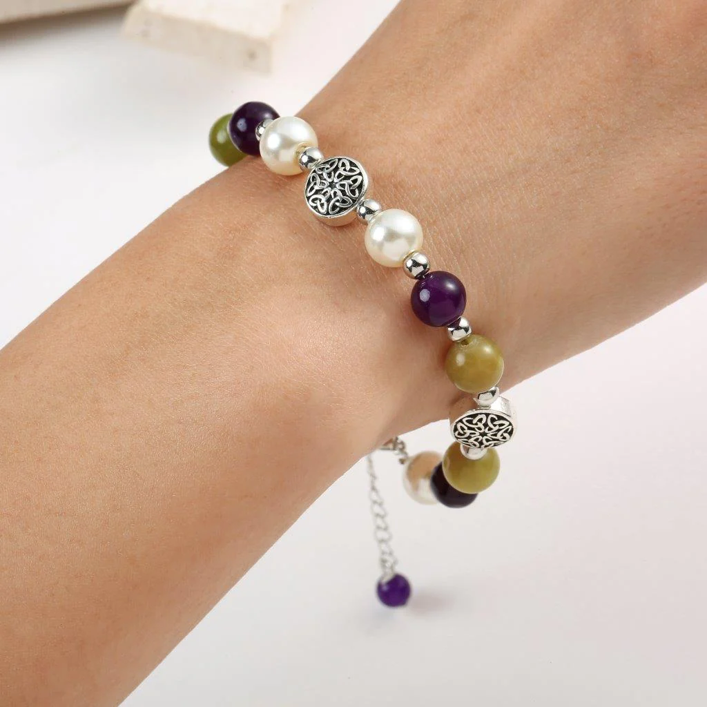 Trinity Knots Bead Bracelet - Image 2
