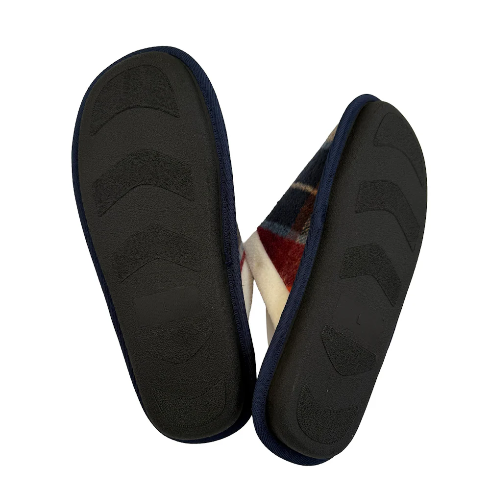 Tweed Unisex Red Slippers - Image 3