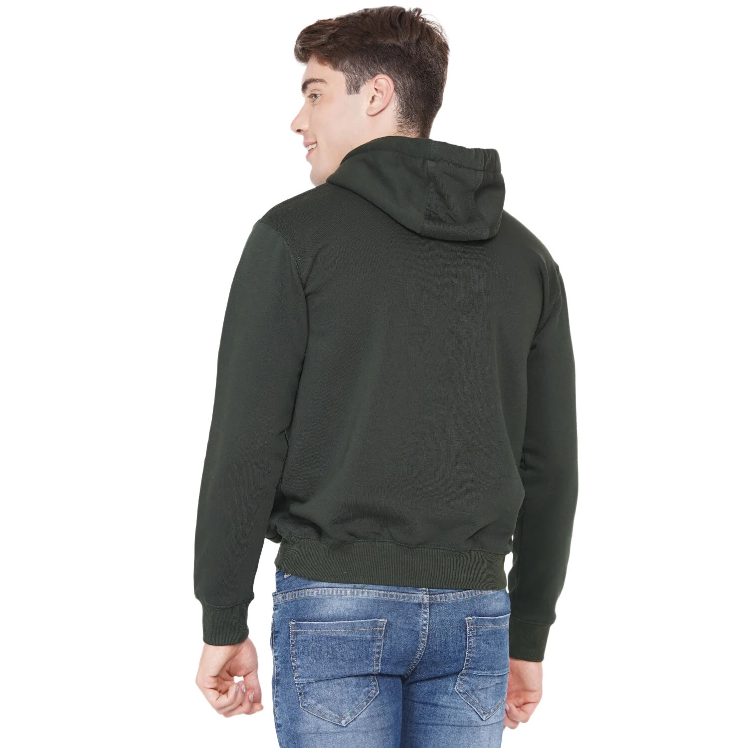 Unisex Capital Dublin Hood Forest Green - Image 3