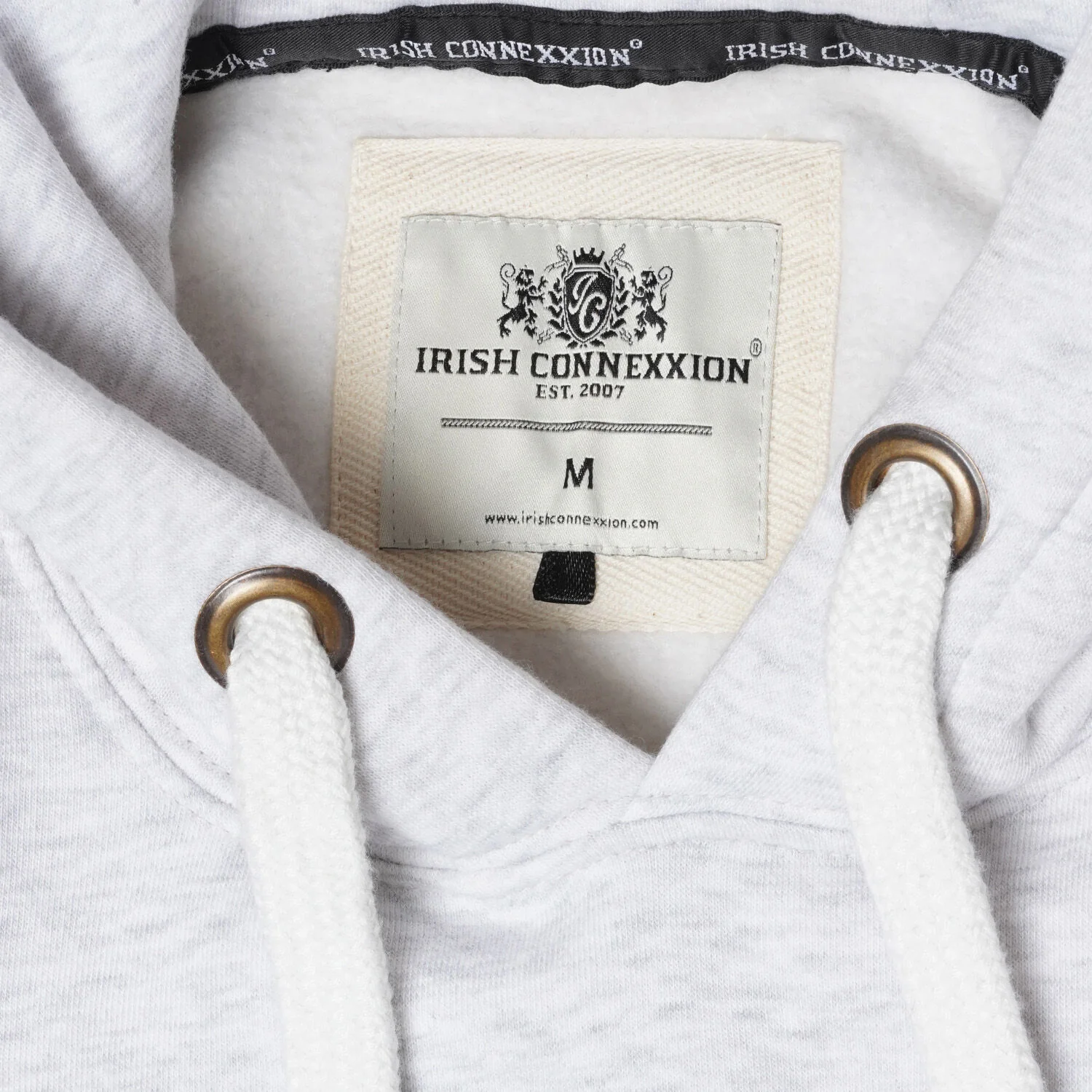 Unisex Dublin 988 Stamp Stars Hood Ash Grey - Image 3