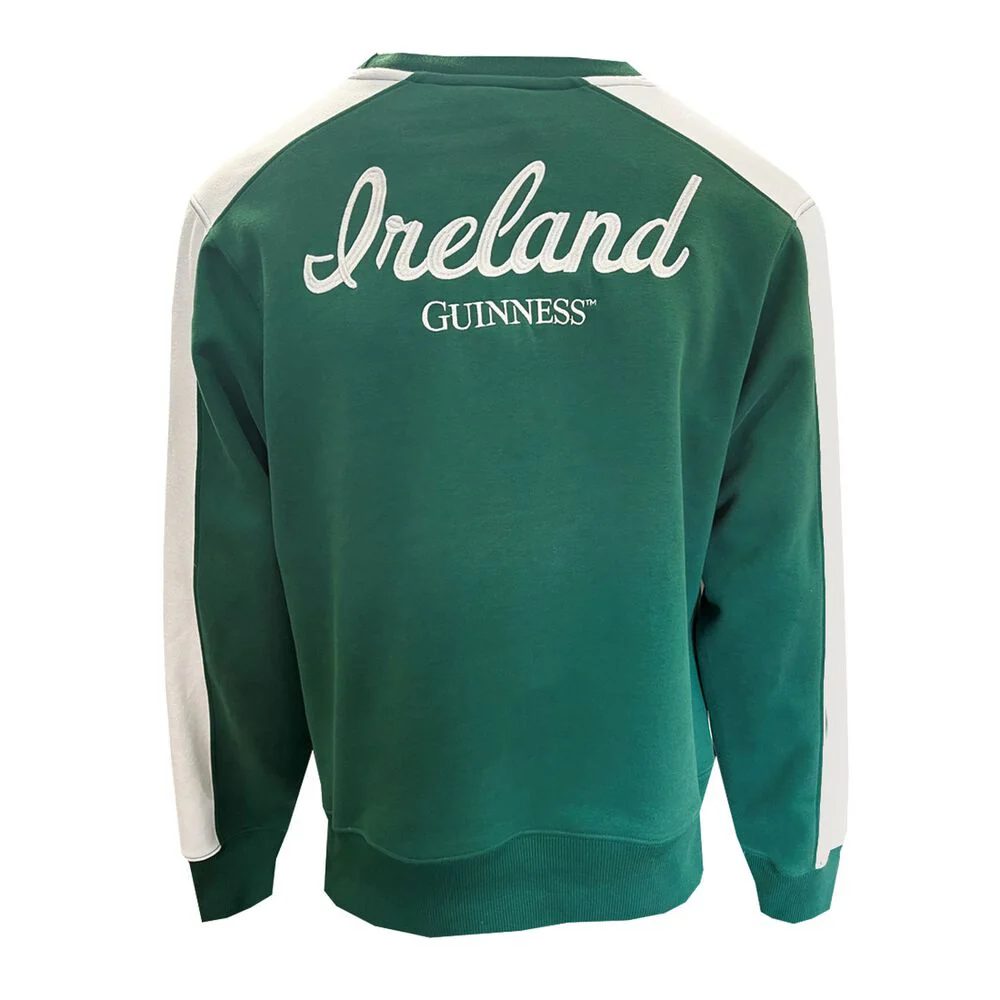 Unisex Guinness Toucan Sweatshirt Green and White - Image 3