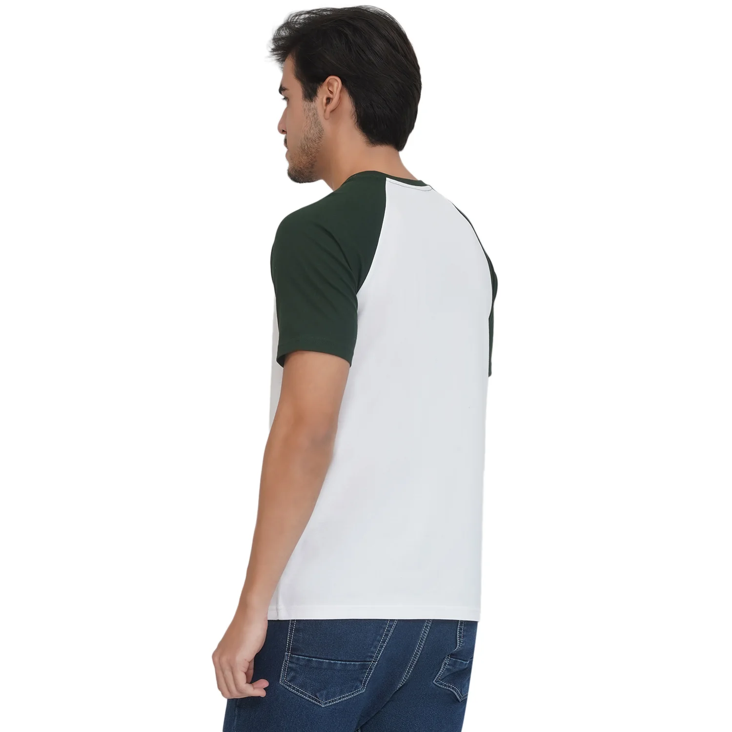 Unisex Ireland 1922 Raglan White T-Shirt - Image 4