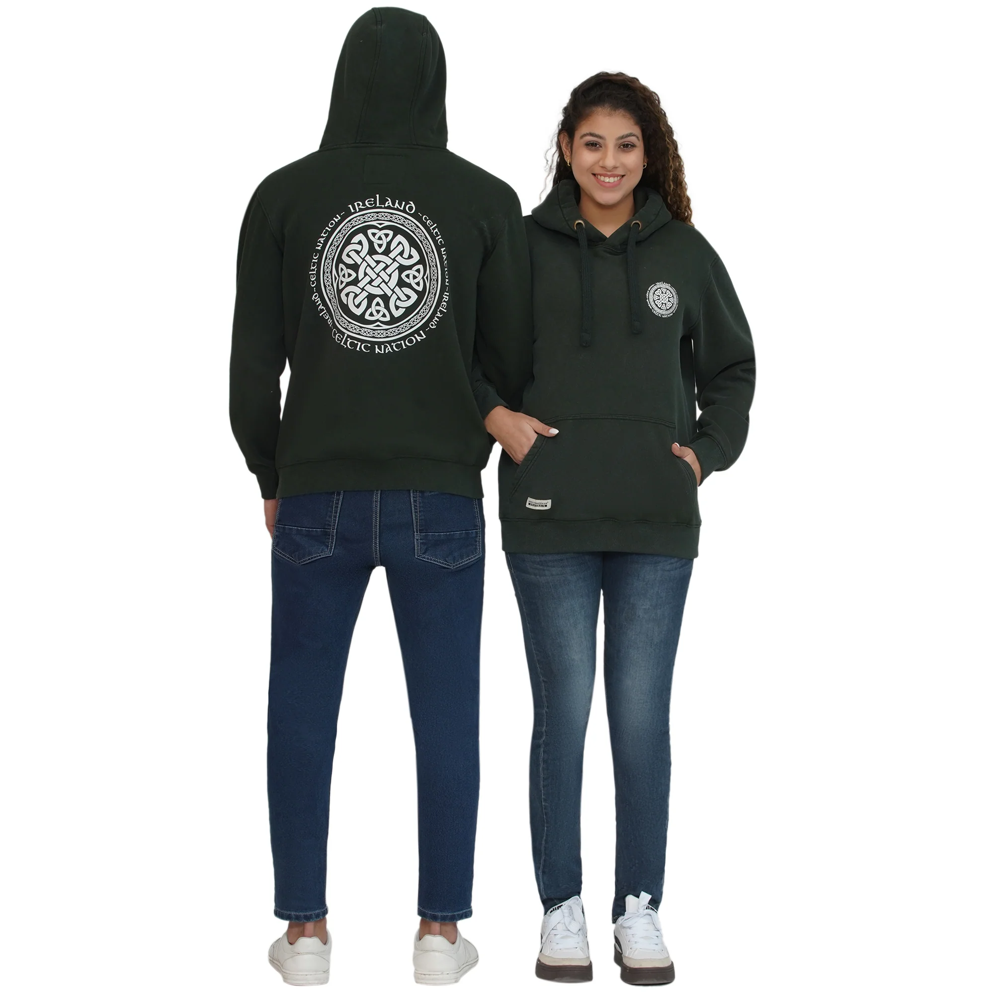 Unisex Ireland Celtic Nation Green Hoodie - Image 2