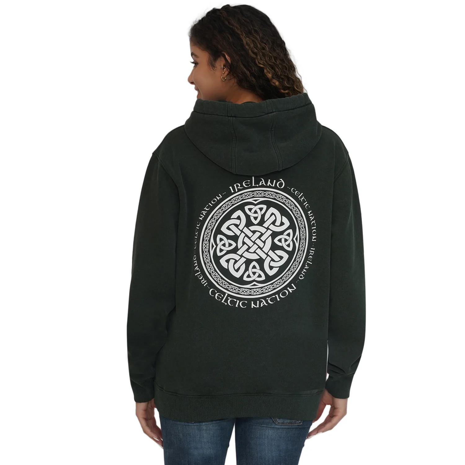 Unisex Ireland Celtic Nation Green Hoodie - Image 8