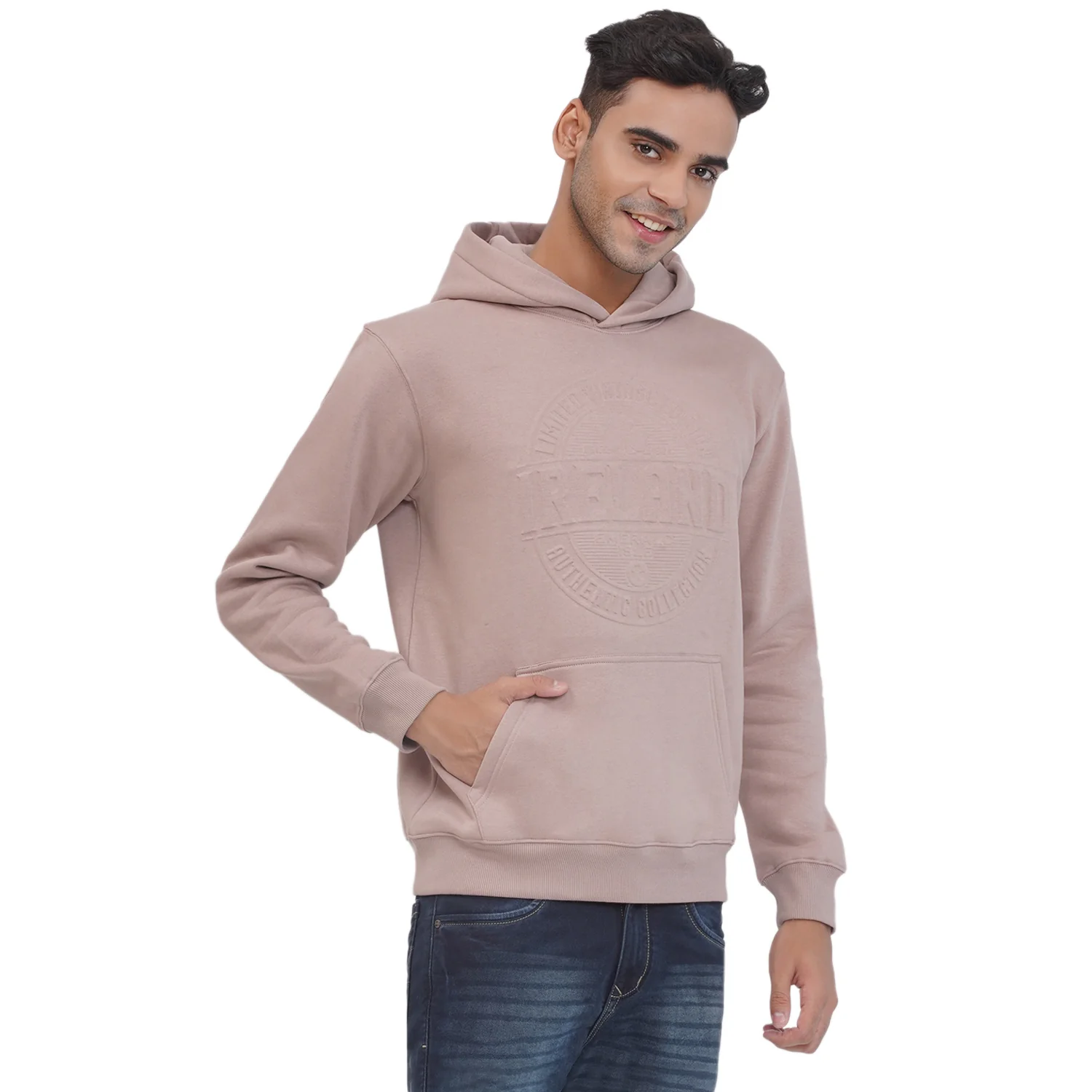 Unisex Ireland Limited Vintage Embossed Mushroom Hoodie - Image 4