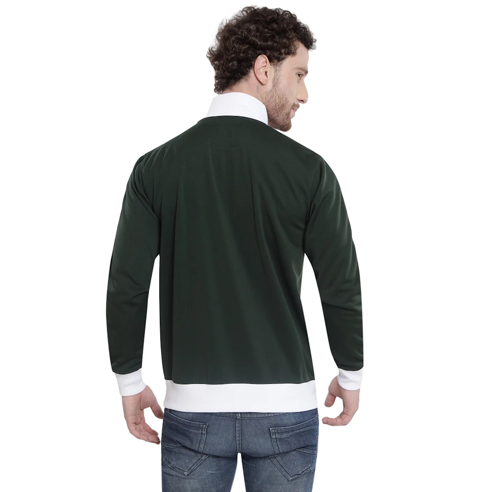Unisex Ireland Originals 16 Full Zip Green Sweatshirt - Image 5
