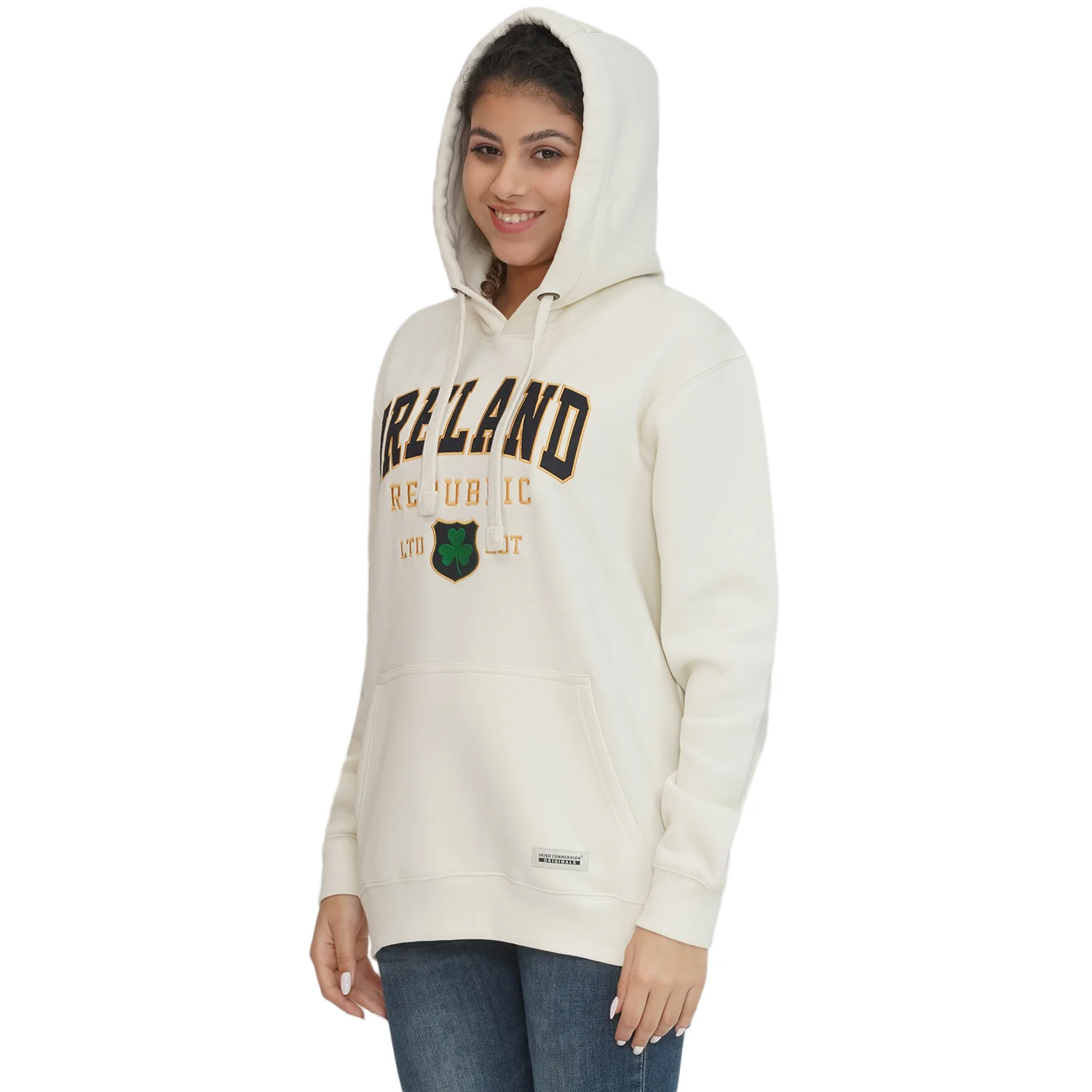 Unisex Ireland Republic Limited Edition Latte Hoodie - Image 4