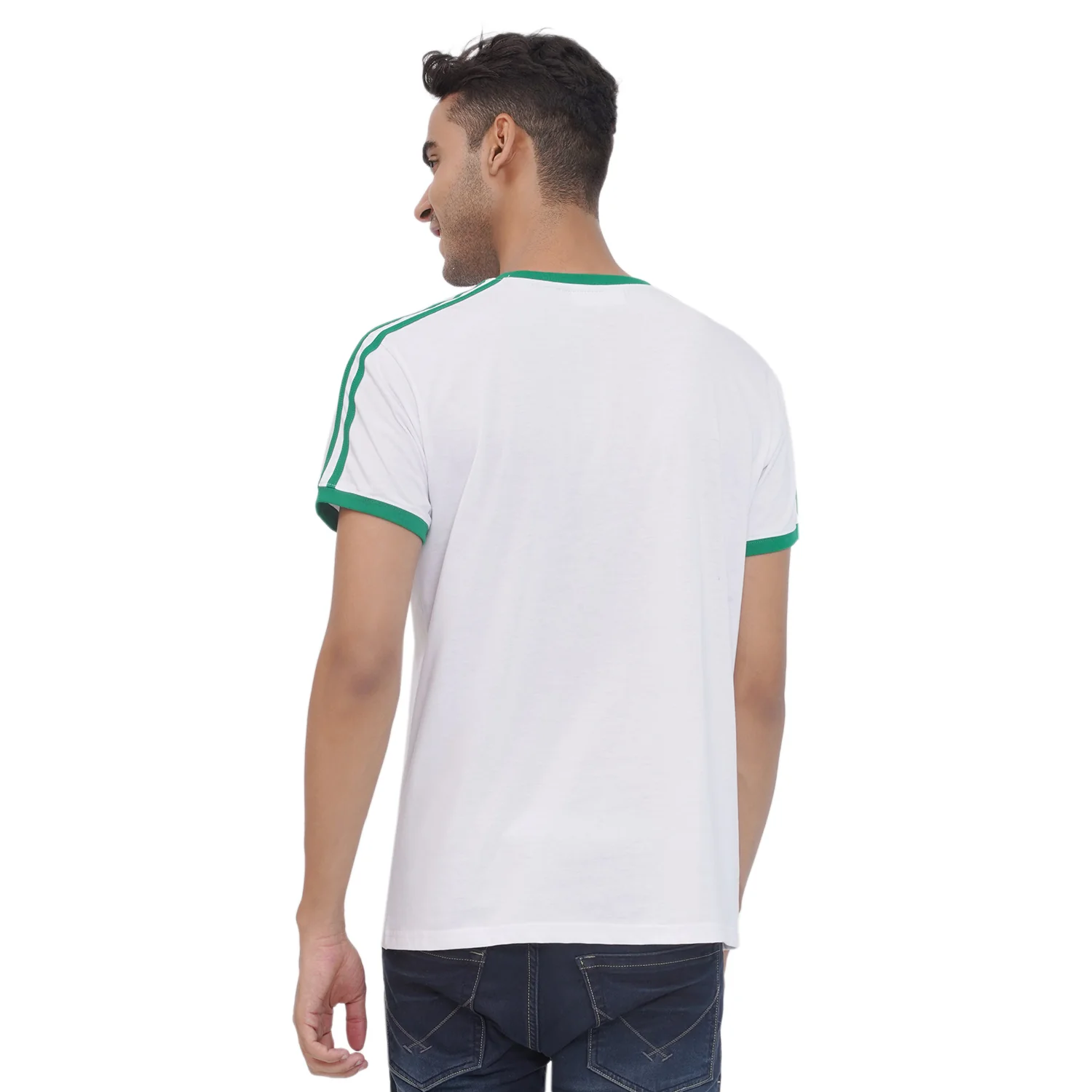 Unisex Limited Edition Ringer-Style White T-Shirt - Image 3