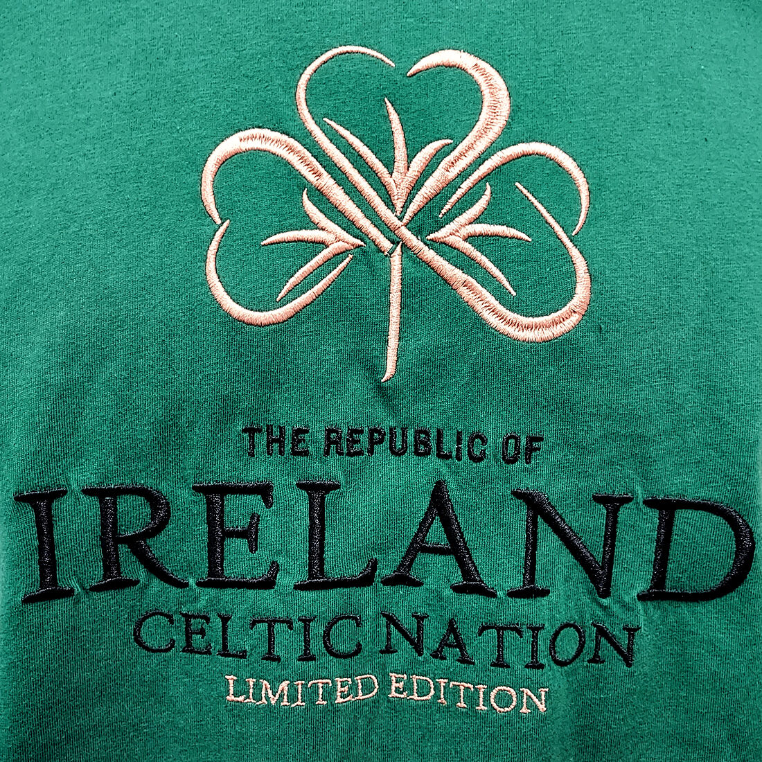 Unisex Shamrock Foil T-Shirt Green - Image 4