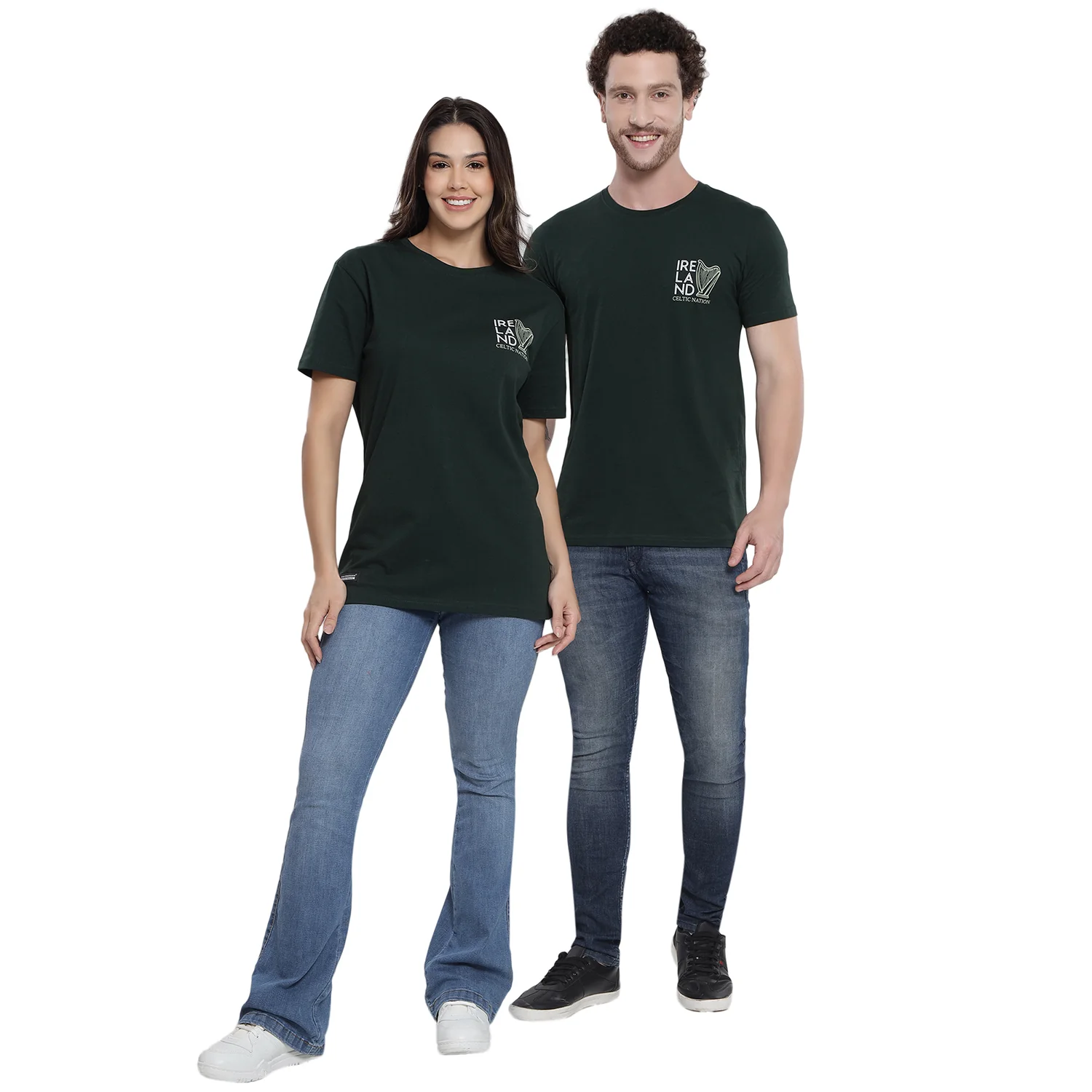 Unisex Viking Ireland Forest Green T-Shirt - Image 2