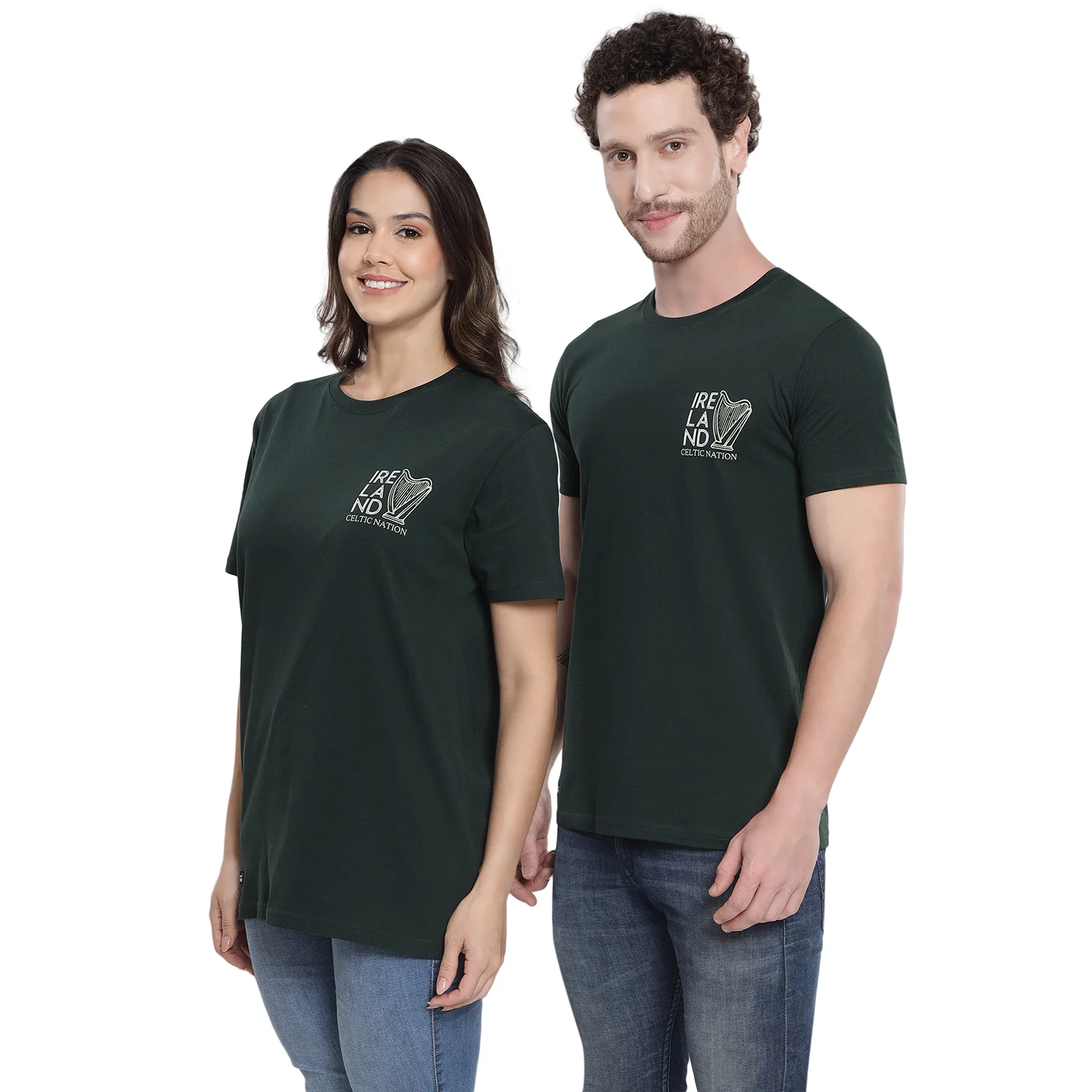 Unisex Viking Ireland Forest Green T-Shirt - Image 6