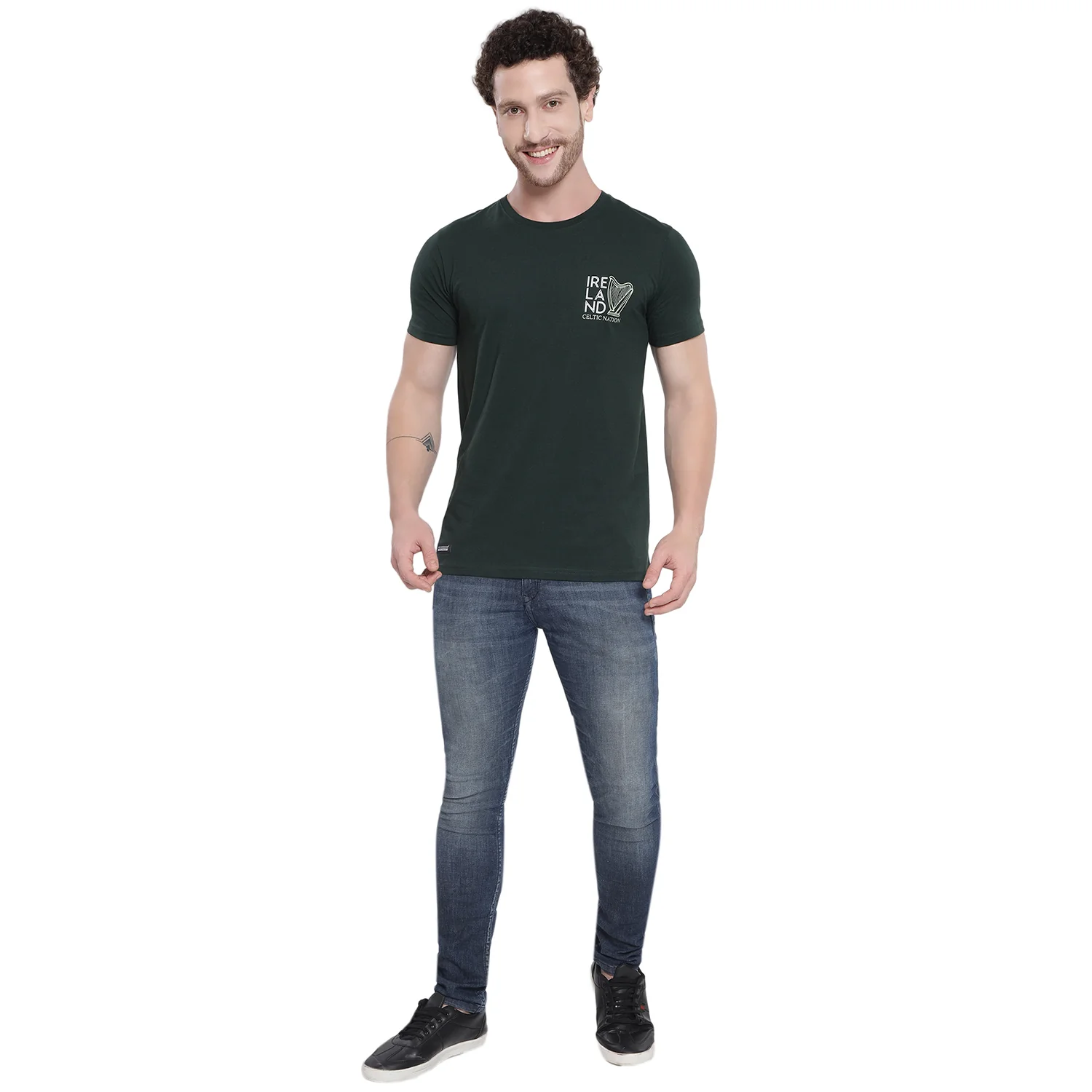 Unisex Viking Ireland Forest Green T-Shirt - Image 7