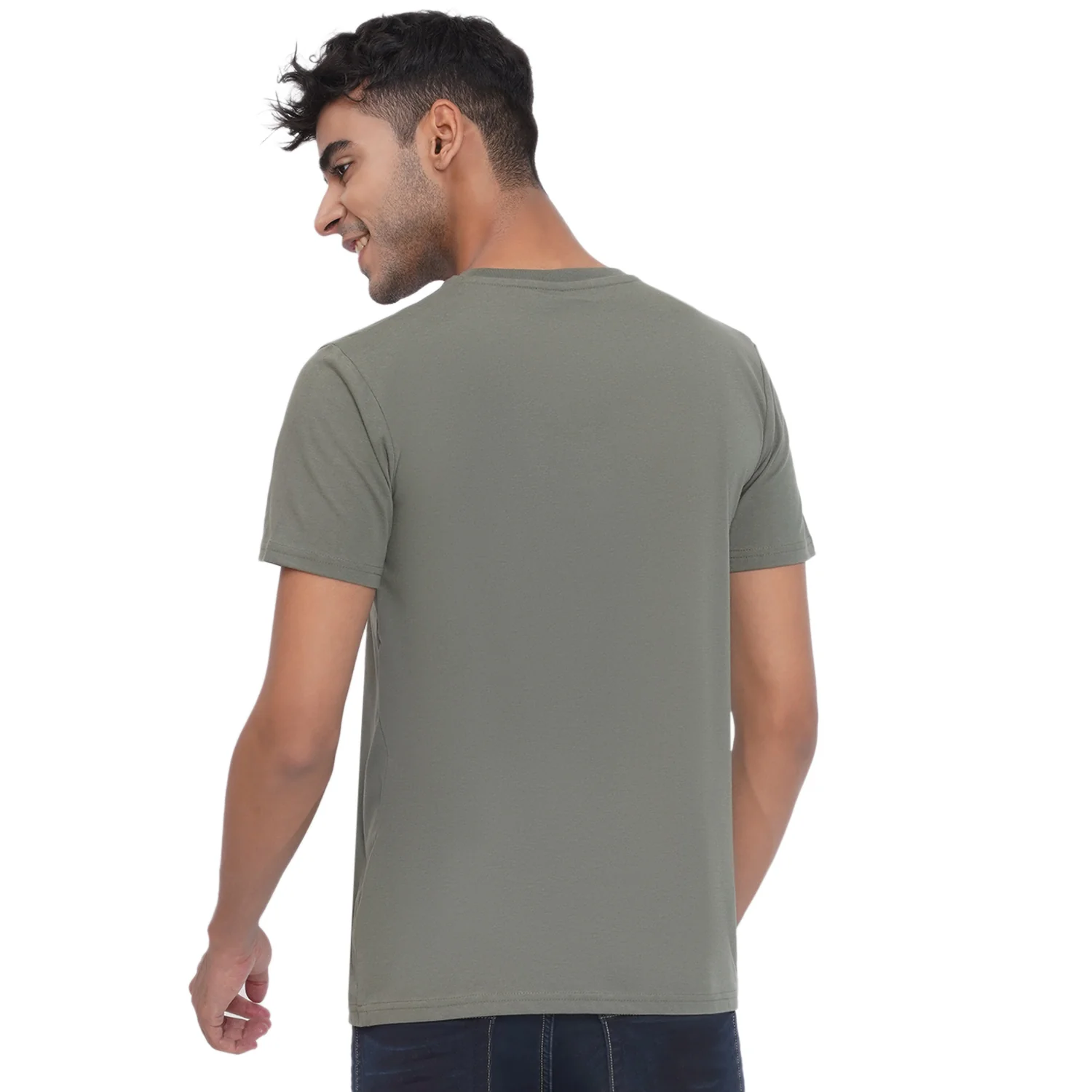 Unisex Vintage Ireland Olive Green T-Shirt - Image 5