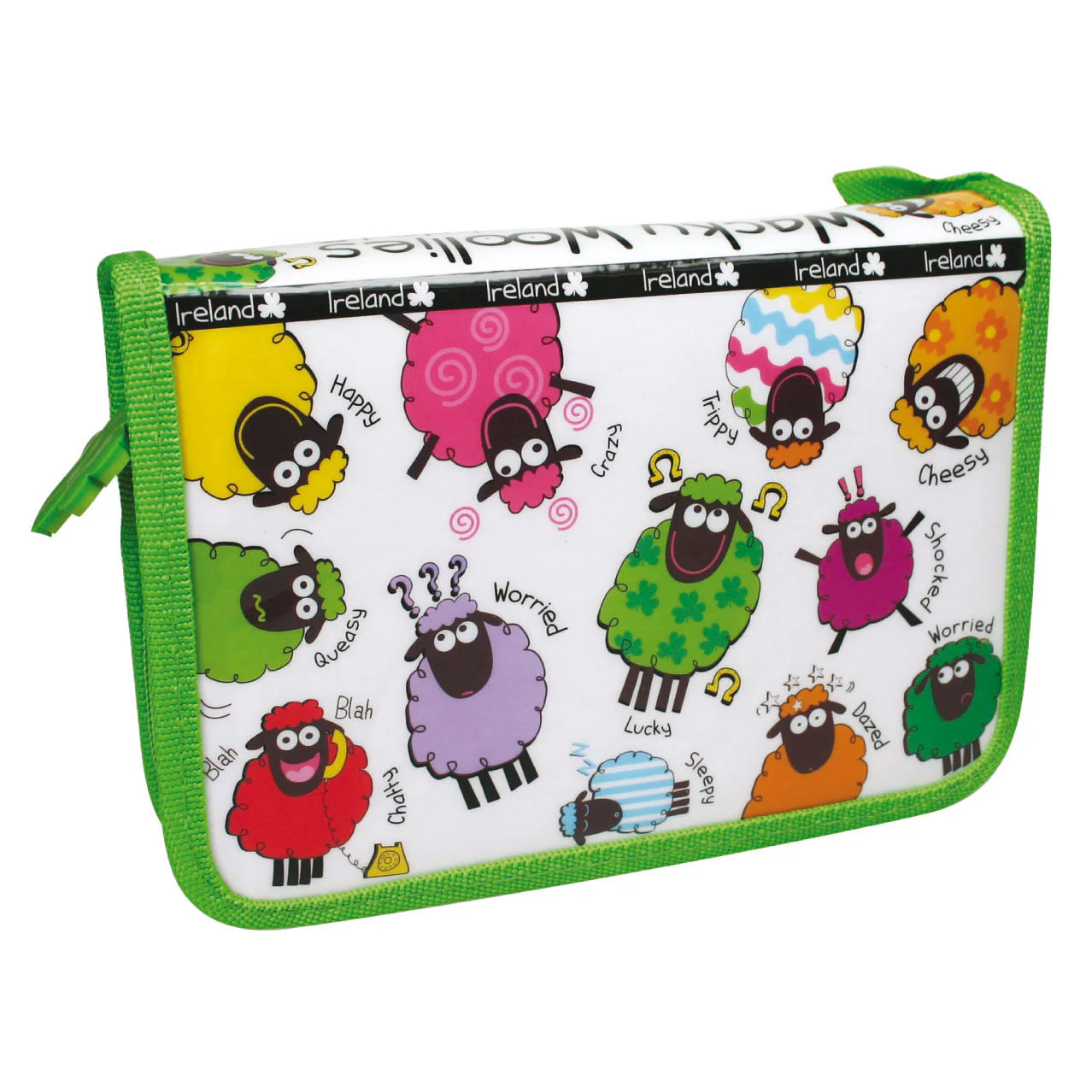 Wacky Woolies Pencil Case Stationery Included