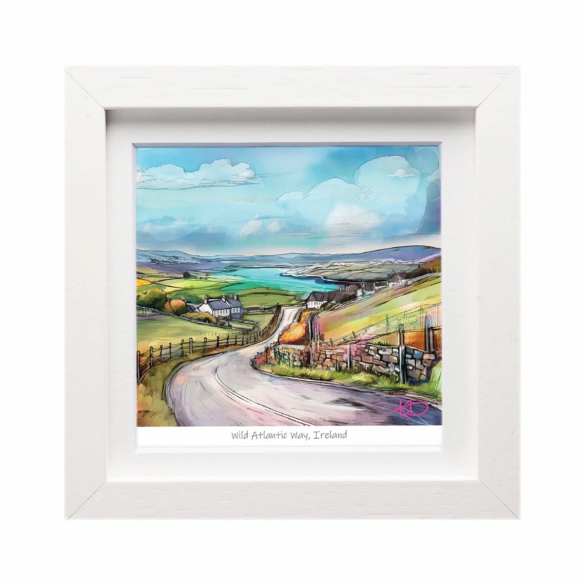 Wild Atlantic Way Ireland 6x6 Framed Print