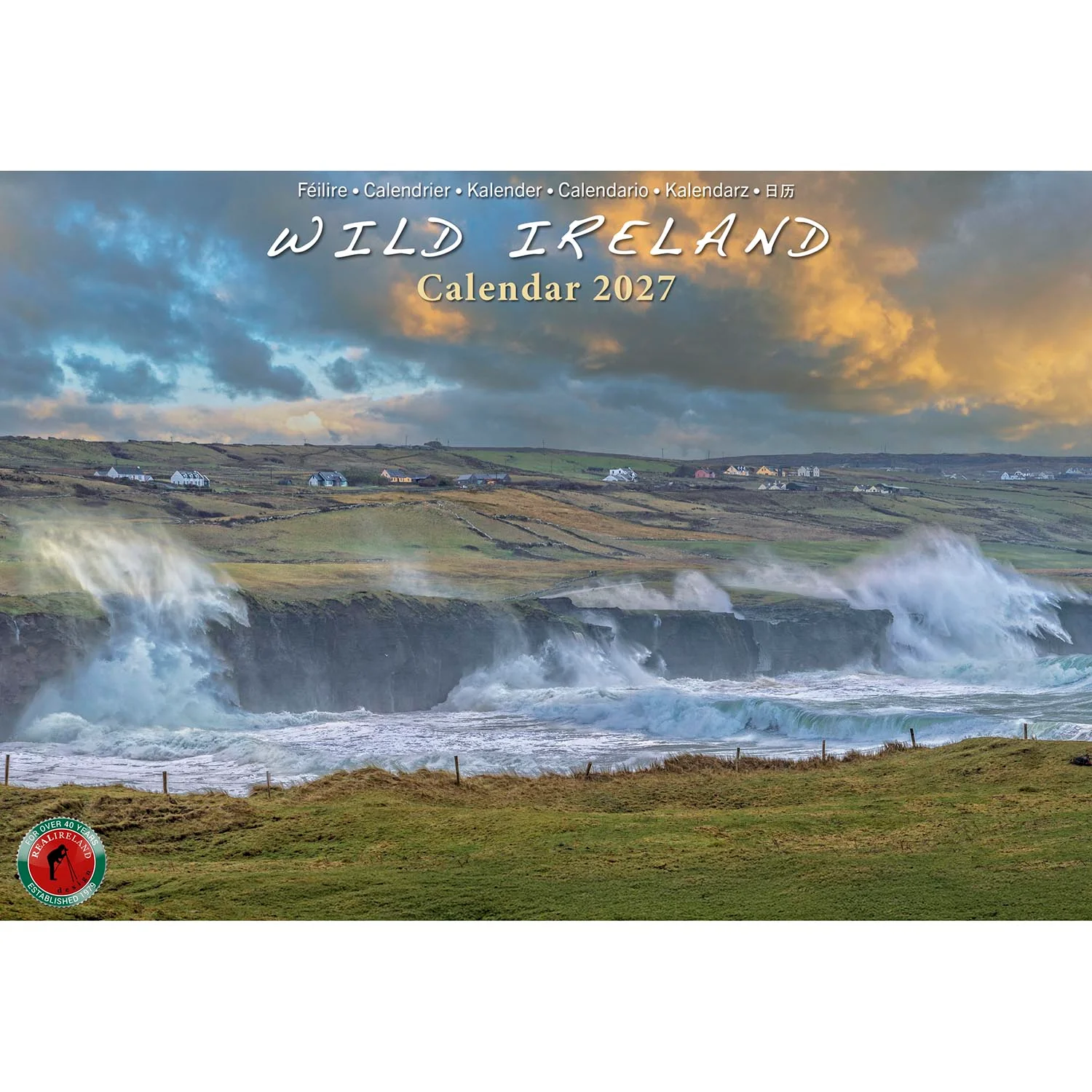 Wild Ireland Calendar A4 2027