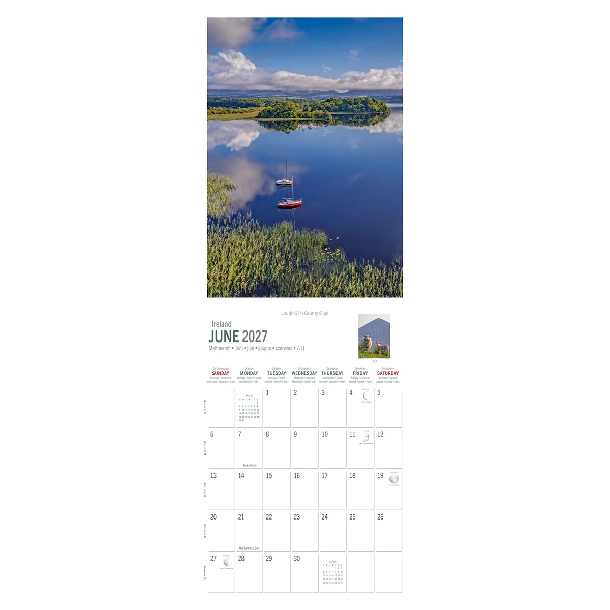 Wild Ireland Scenic Views Slim Calendar 2027 - Image 2