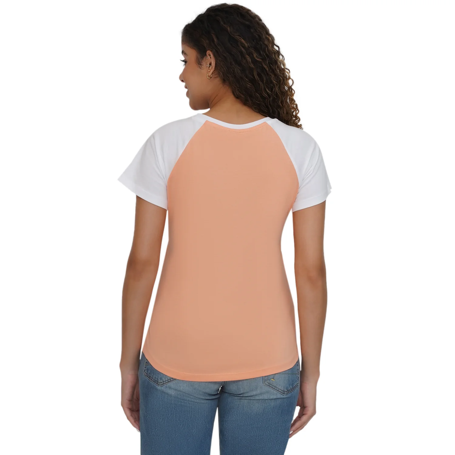 Women's Ireland Cead Raglan Peach T-Shirt - Image 4
