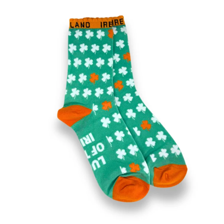 Women's Shamrock Crew Socks Pack of 3 - Image 5