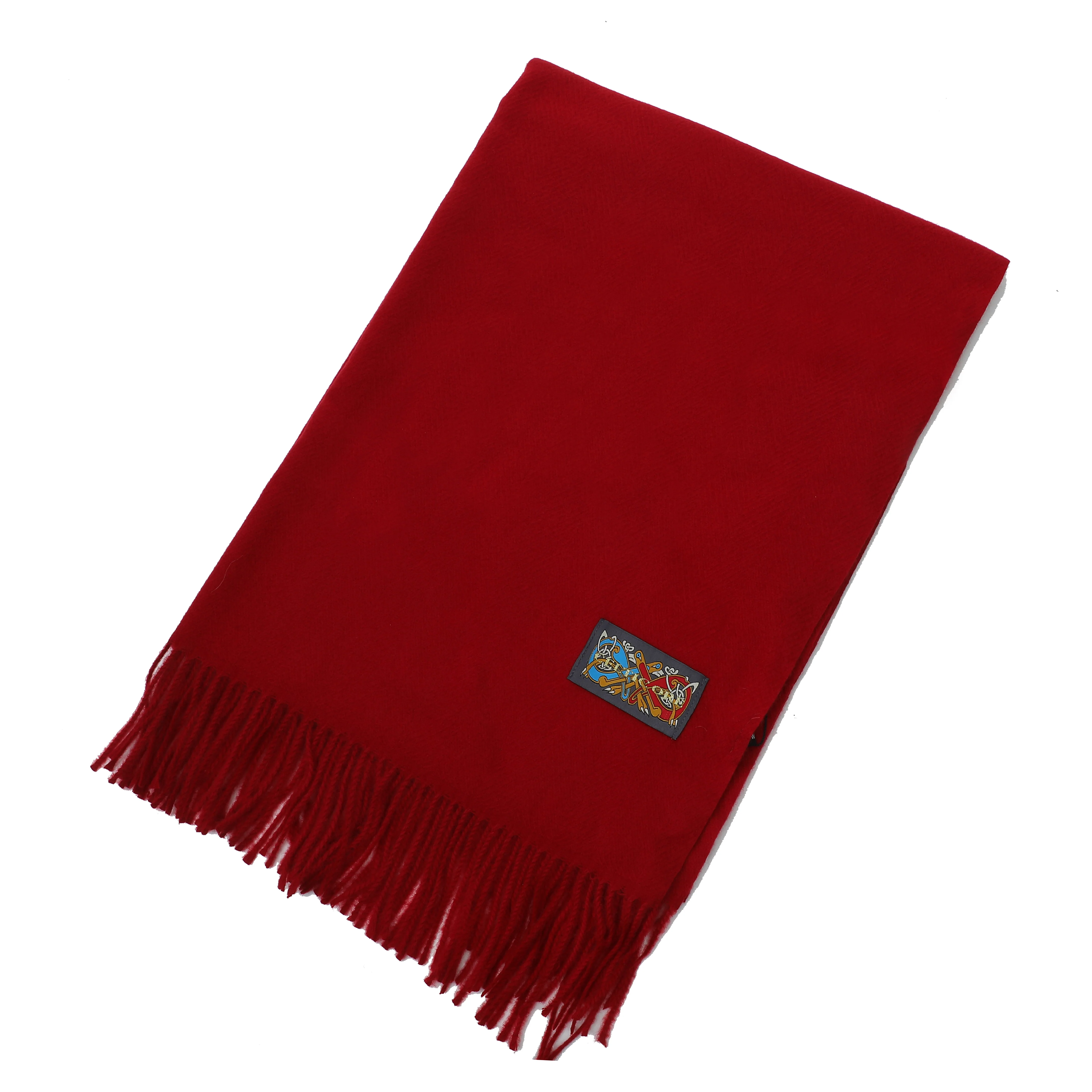 Women's Supersoft Herringbone Wine Scarf