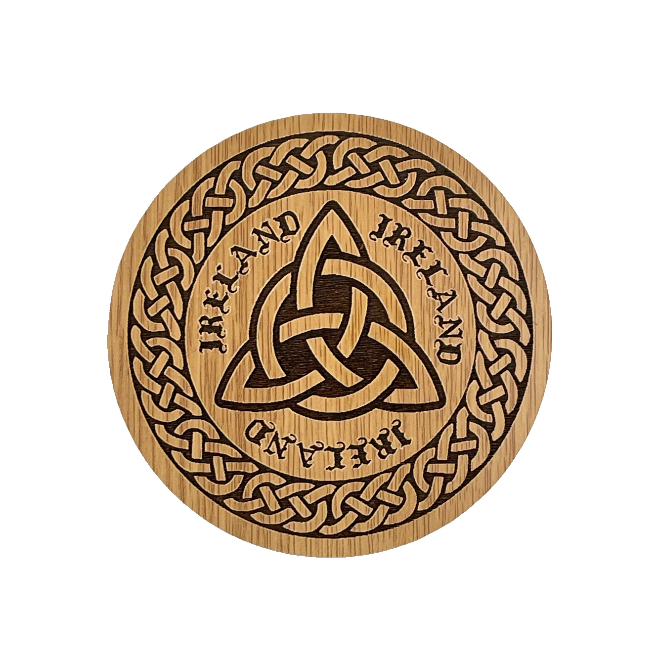 Wooden Coaster Trinity Knot