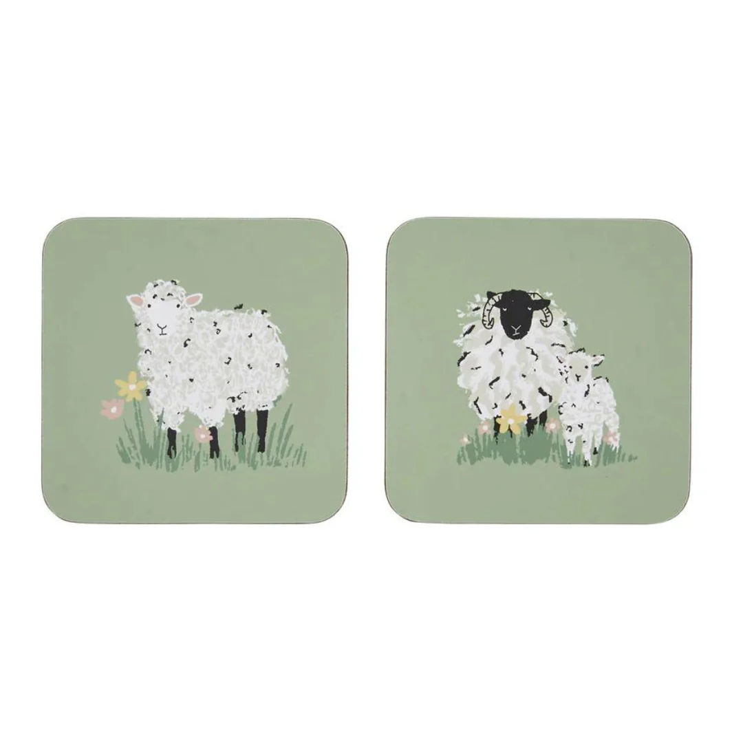 Woolly Sheep 4 Pack Coaster - Image 2